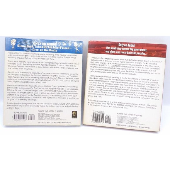Glenn Beck CDs- America's March to Socialism & Idiots Unplugged - Picture 2 of 4